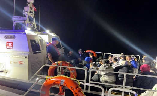 Datça'da açıklarında 25 kaçak göçmen yakalandı