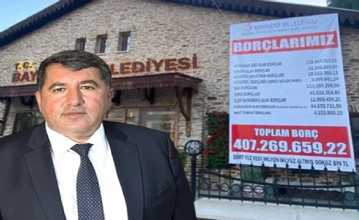 CHP'li Başkan Sakarsu Bayındır'ın borcunu astı