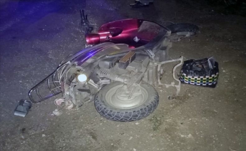 Ödemiş'te otomobille çarpışan elektrikli motosikletin sürücüsü yaralandı