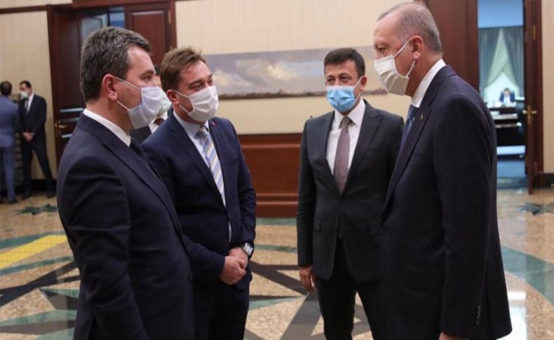 AK Partili başkanlar Cumhurbaşkanı Erdoğan’ı ziyaret etti