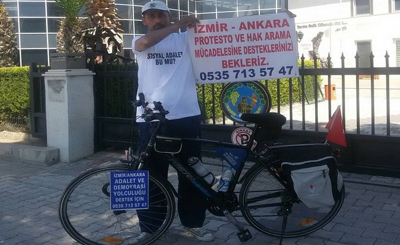 Bisikletiyle Kılıçdaroğlu'na gidecek