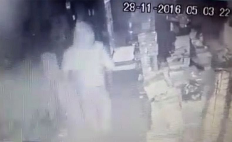 Hırsızlar kamera görüntülerinden yakalandı
