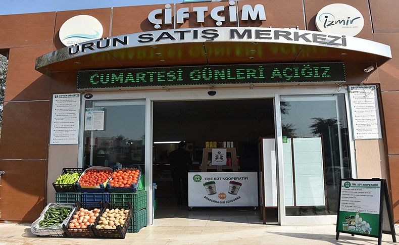 İzmir'de Çiftçim Market ile aracısız et, süt, bal ve bakliyat ürünleri satışı yapılıyor