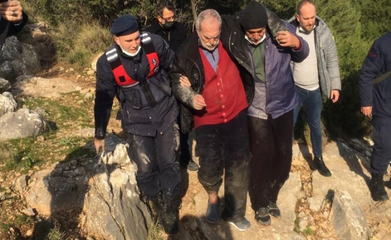 İzmir'de kaybolan kişi 26 saat sonra çamura saplanmış halde bulundu