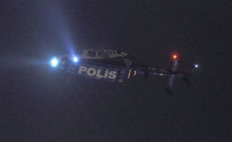 İzmir'de silah kaçakçılarına helikopter destekli operasyon