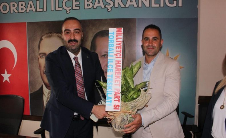 MHP Torbalı İlçe Başkanı Oral'dan AK Parti'ye ziyaret