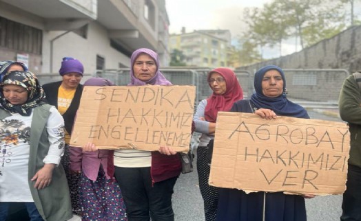 Agrobay işçilerinden İstanbul'daki 4 konsolosluk önünde eylem