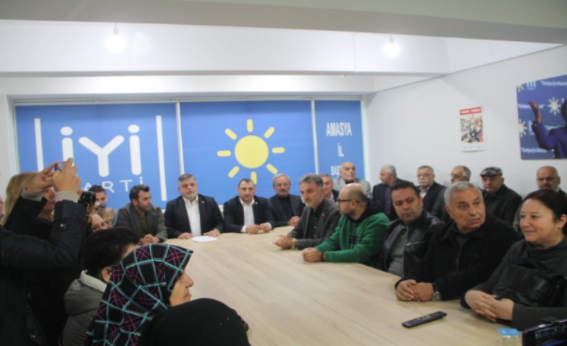 Amasya’da İYİ Parti'den 300 kişi istifa etti