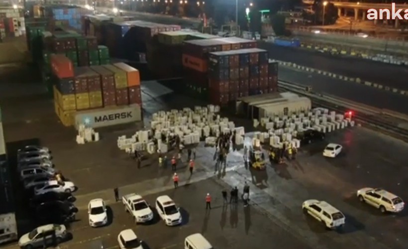 Bakan Yerlikaya açıkladı: Mersin Limanı'nda 610 kilogram kokain ele geçirildi