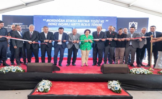 Soyer, Mordoğan Atıksu Arıtma Tesisi'nin açılışında konuştu: Bitmez dedikleri koku bitti!