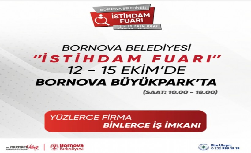 Bornova Belediyesi İstihdam Fuarı’na davet