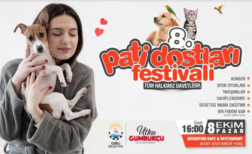 Çiğli Belediyesi 8. Pati Dostları Festivali'ne hazır