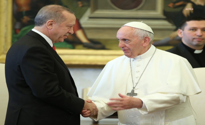 Cumhurbaşkanı Erdoğan, Papa ile görüştü