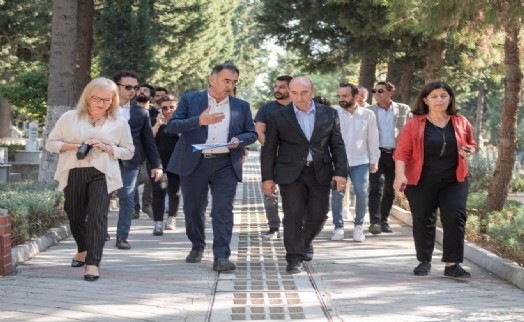 Işıkkent Mezarlığı'nda yağmur suyu hasadı başladı