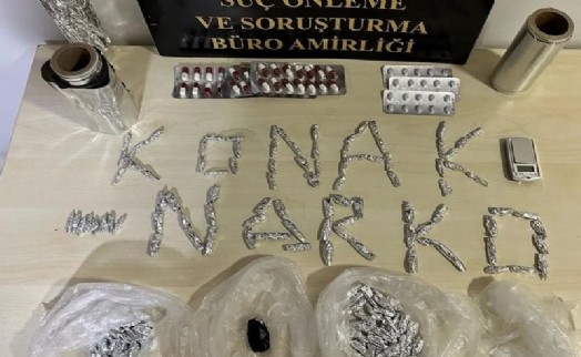 İzmir'de arama yapılan evlerden uyuşturucu çıktı