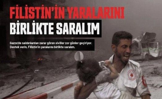 Kızılay, Filistin'e yardım için kampanya başlattı