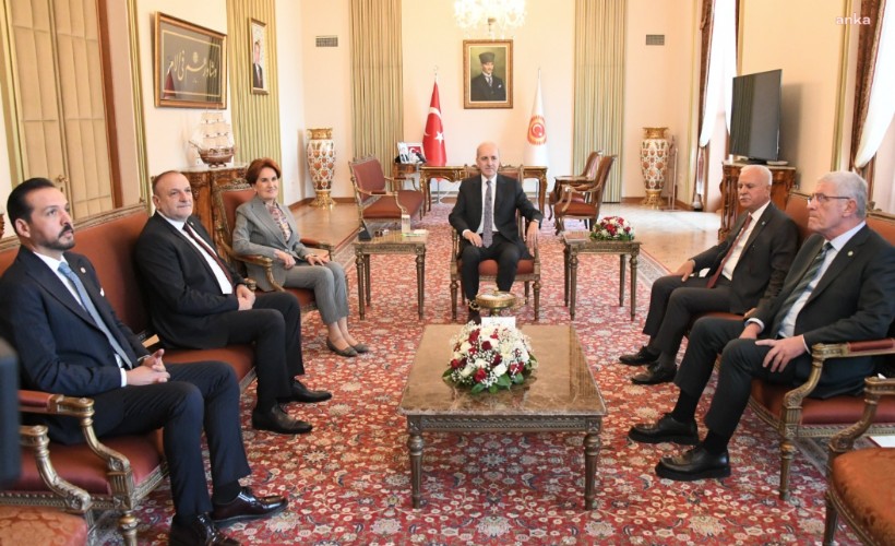 Meral Akşener, TBMM Başkanı Kurtulmuş'u ziyaret etti