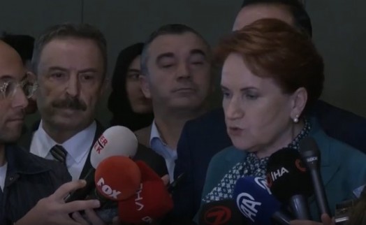 Akşener: Bu bir devlet krizi, Erdoğan'ın aklını başına alması lazım