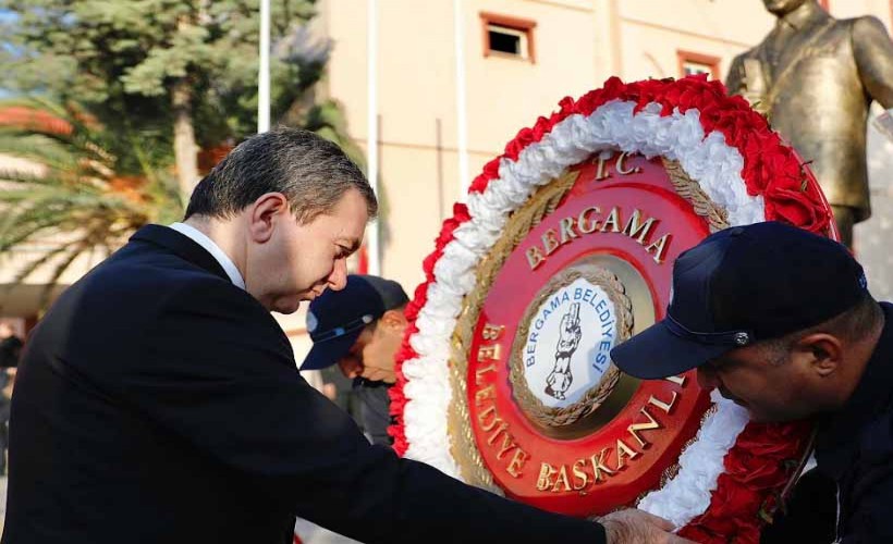 Atatürk, aramızdan ayrılışının 85. yıl dönümünde Bergama'da anıldı