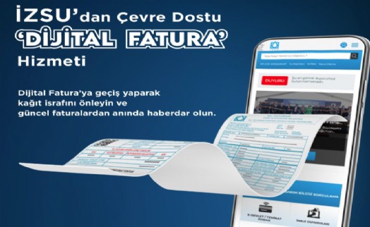 İZSU'dan çevre dostu Dijital Fatura hizmeti
