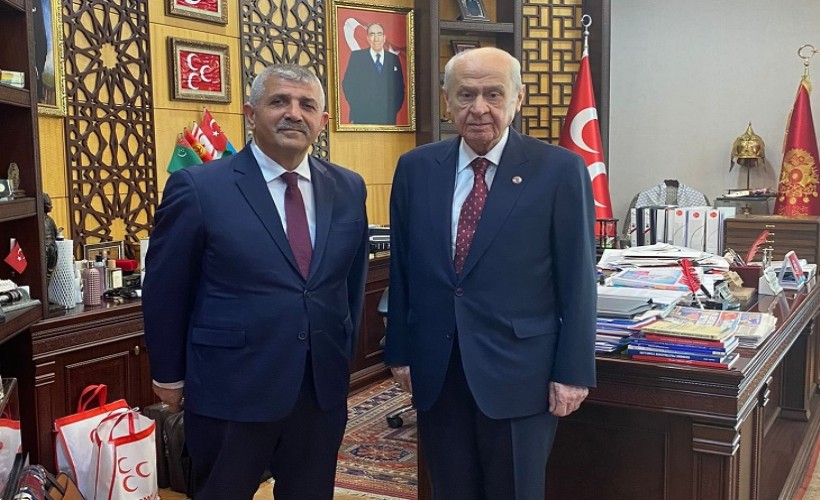 İl Başkanı Şahin, MHP Lideri Bahçeli'yi ziyaret etti