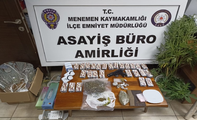 İzmir'de uyuşturucu imal edilen eve baskın: 1 tutuklama