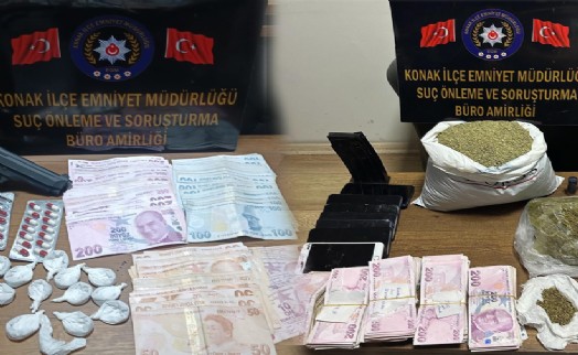 İzmir'de sokak sokak polis operasyonu: 14 şüpheli gözaltına alındı