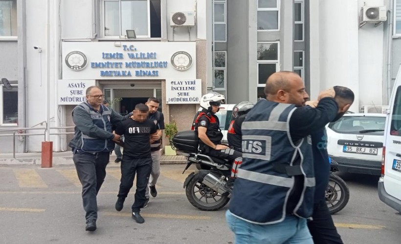 İzmir’de kuyumcudan 3 milyonluk soygun yapan 4 zanlı tutuklandı