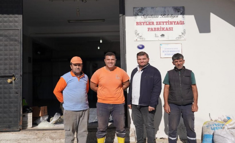 Seferihisar Belediyesi Zeytinyağı Fabrikası üreticiye can oldu