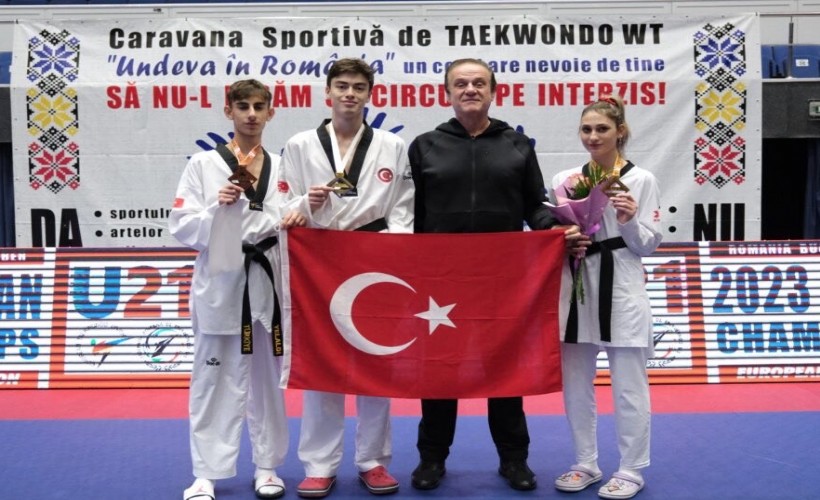 16 yaşında İzmir’e Avrupa’dan bronz madalya getirdi