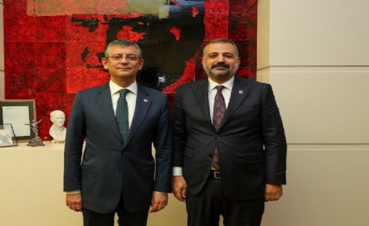 Aslanoğlu'ndan CHP Lideri Özel'e ziyaret