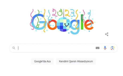Google'dan yeni yıla özel ‘doodle'