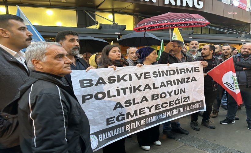 HEDEP İzmir'den il yöneticileri ve üyelerinin tutuklanmasına tepki