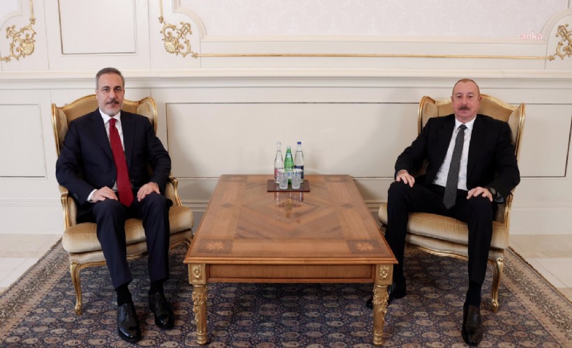 Hakan Fidan, Azerbaycan Cumhurbaşkanı Aliyev ile görüştü