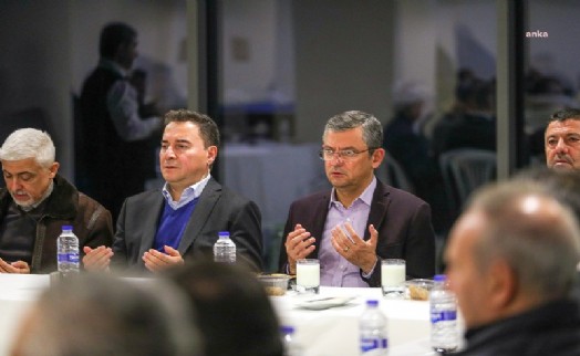 Özgür Özel, Ali Babacan'a taziye ziyaretinde bulundu