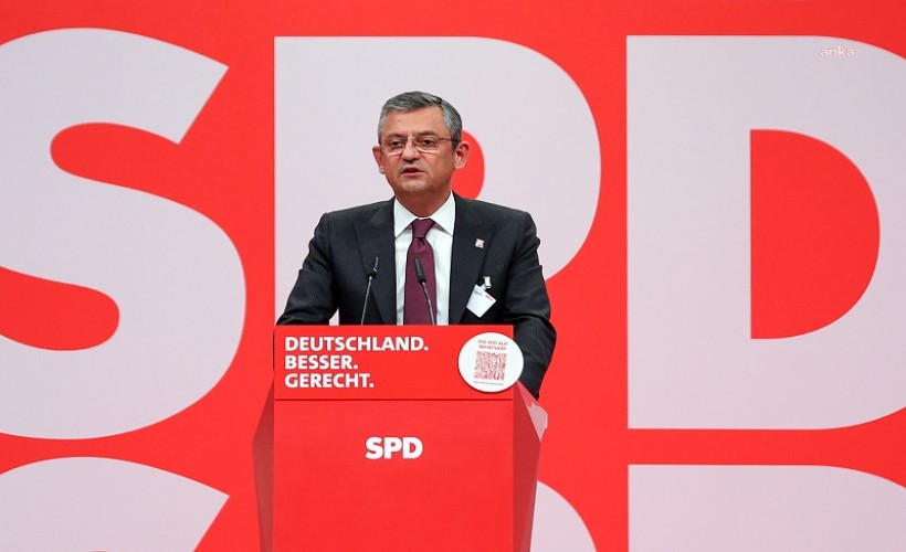Özgür Özel'den Berlin'deki SPD Kongresi'nde Gazze çağrısı
