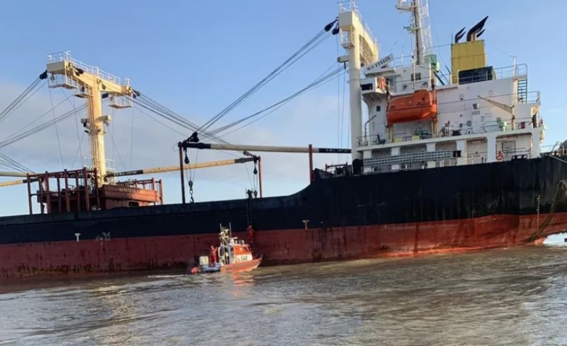 Tuna Nehri'nde gemi mayına çarptı: Türk denizcilerin sağlık durumu iyi