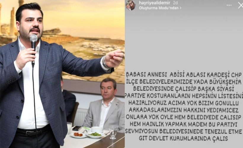AK Partili İnan’dan, CHP’li Büyükşehir çalışanın o paylaşımına tepki: CHP ders çıkarmak yerine...