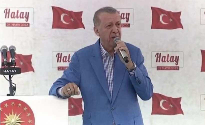 Cumhurbaşkanı Erdoğan Hatay'da muhalefete yüklendi