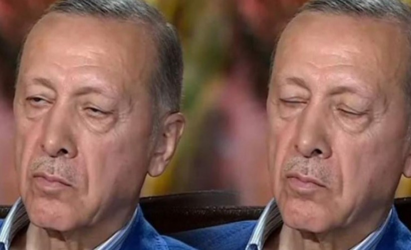 Cumhurbaşkanı Erdoğan canlı yayında uyuyakaldı