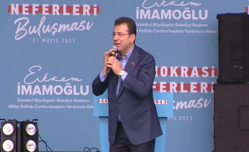 İmamoğlu: 28 Mayıs'ta sandığı protesto etmenin maliyeti çok yüksek olacak