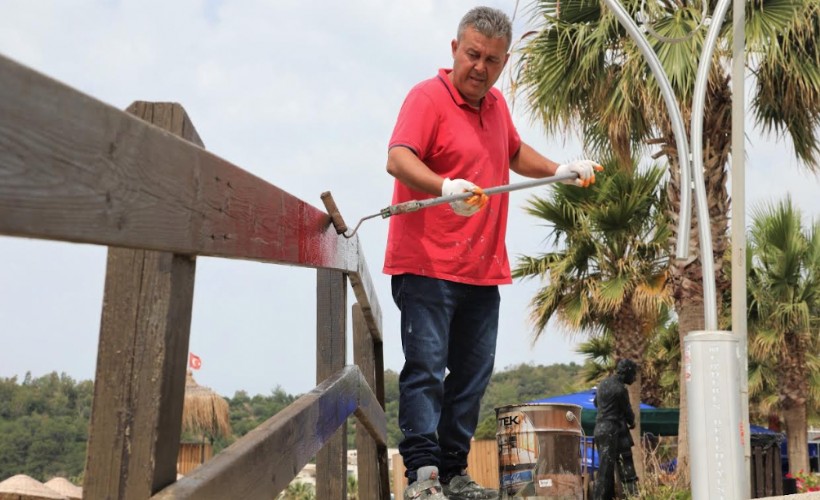 Menderes plajlarında tadilat zamanı