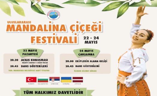 Menderes'te festival zamanı