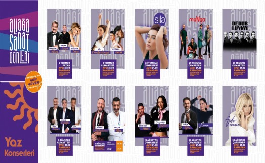 Aliağa Sanat Günleri yaz konserleri 2 Temmuz'da başlıyor