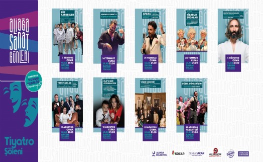 Aliağa Sanat Günleri'nde tiyatro ve sinema şöleni başlıyor