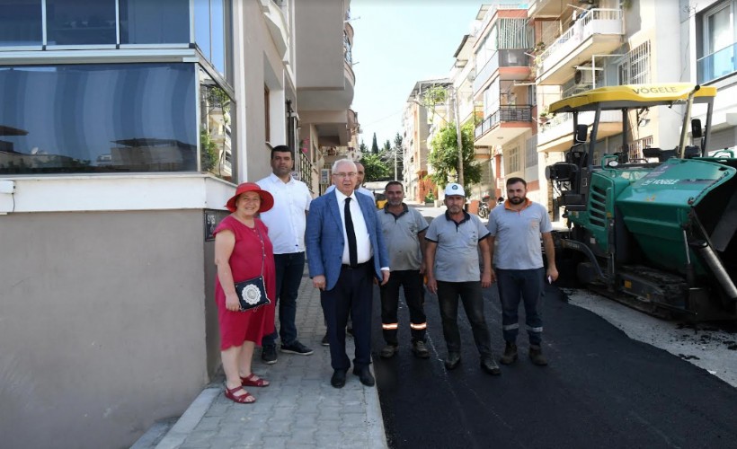Başkan Selvitopu 3 mahalledeki asfaltlama çalışmalarını denetledi