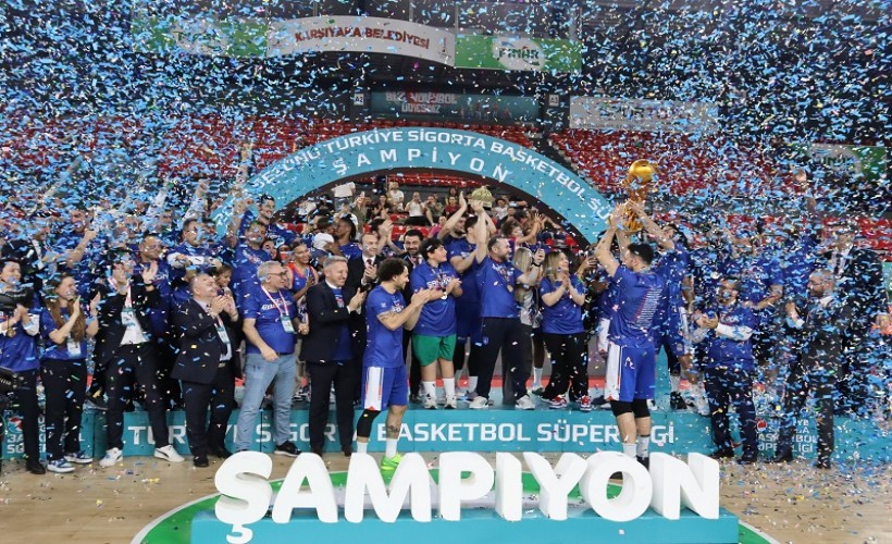 Basketbol Süper Ligi'nde şampiyon Anadolu Efes