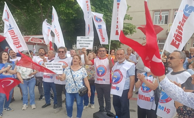 Eğitim-İş, Kemalpaşa'da ÇEDES Projesi’ni protesto etti