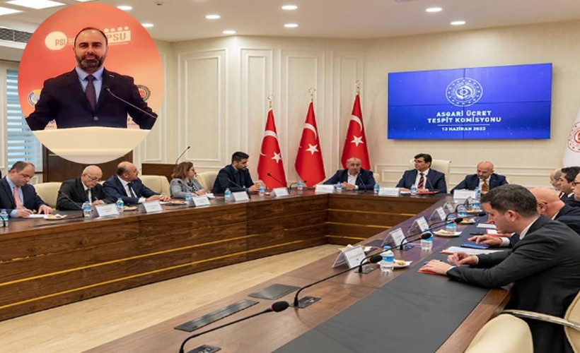 HAK-İŞ İzmir İl Başkanı ve HİZMET-İŞ İzmir Şube Başkanı Gültekin Şimşek asgari ücret için konuştu
