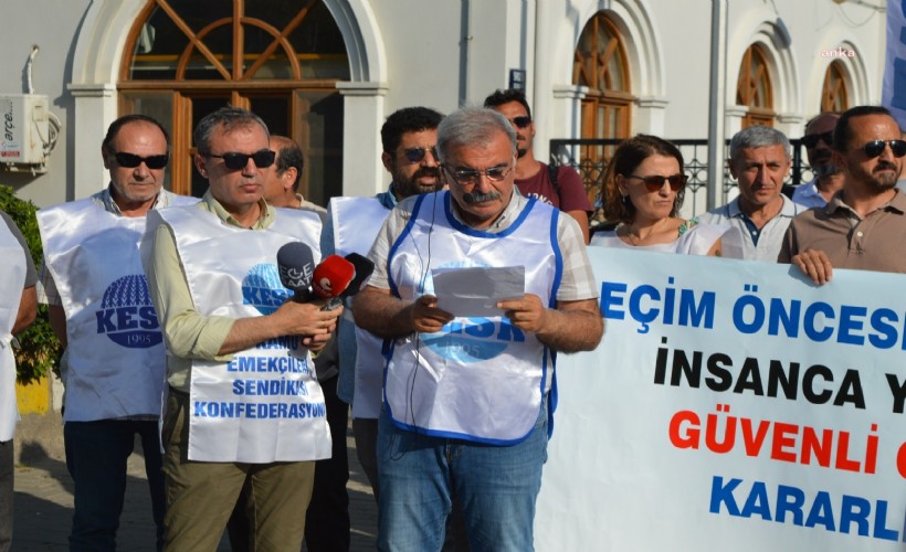 İzmir'de KESK'ten hükümete çağrı